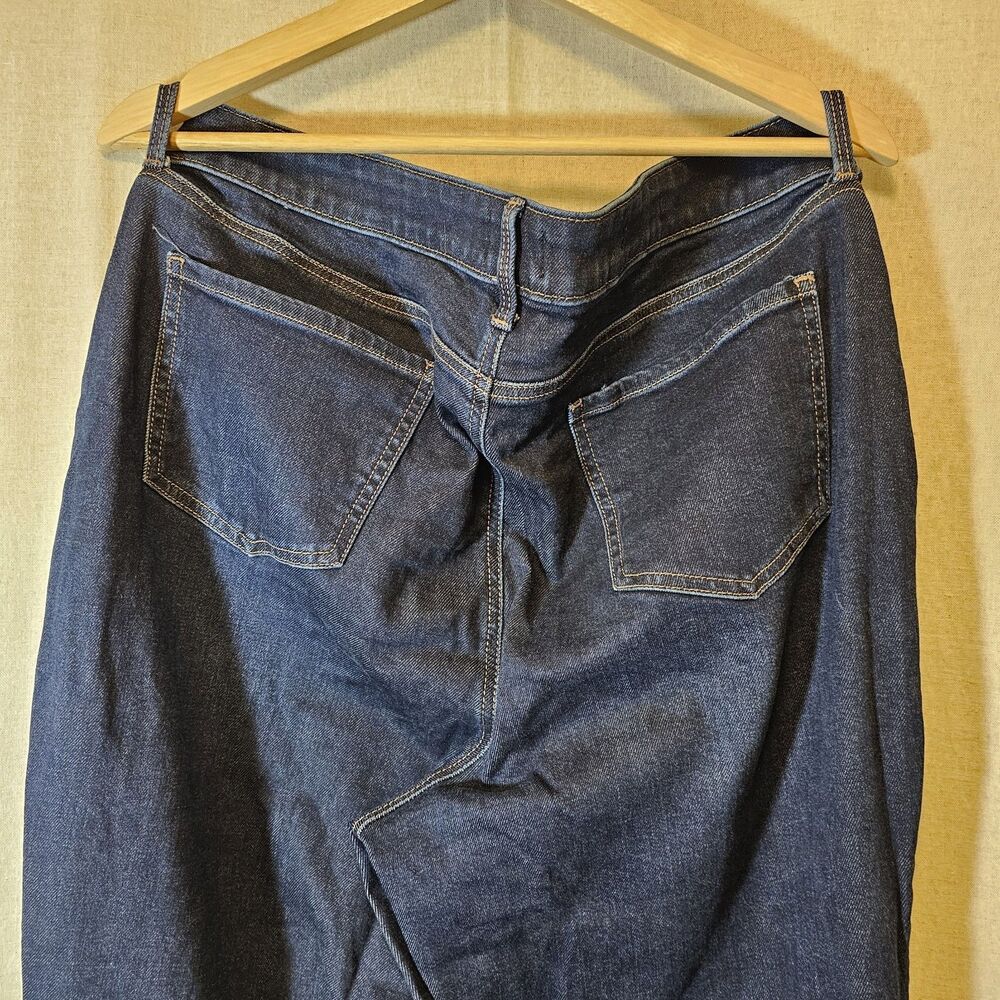 NYDJ Jeans Marilyn Straight Dark Blue Lift Tuck Technology size 16 Womens - Picture 6 of 7
